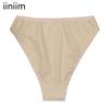 iiniim Kids Girls High Cut Ballet Dance Briefs Dancing Bottoms Gymnastic Athletic Underwear Dancewear Nude 7-8 view 2