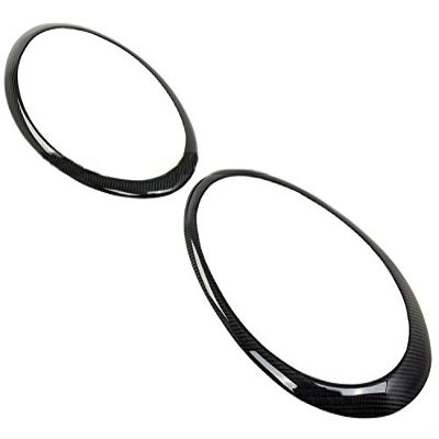 Eppar New Carbon Fiber Front Lamp Cover 2PCS for Porsche 911 991 2012-2015