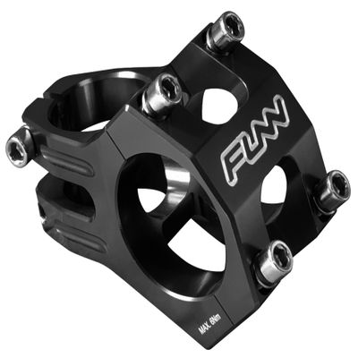 Funn Funnduro MTB Stem with 31.8mm Bar Clamp - The Ultimate Ultralight and Tough Alloy Bicycle Stem for Mountain Bike and BMX Bike, Length 35mm stem (Black)