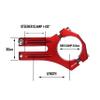 Funn Funnduro MTB Stem with 31.8mm Bar Clamp - The Ultimate Ultralight and Tough Alloy Bicycle Stem for Mountain Bike and BMX Bike, Length 35mm stem (Black) view 3