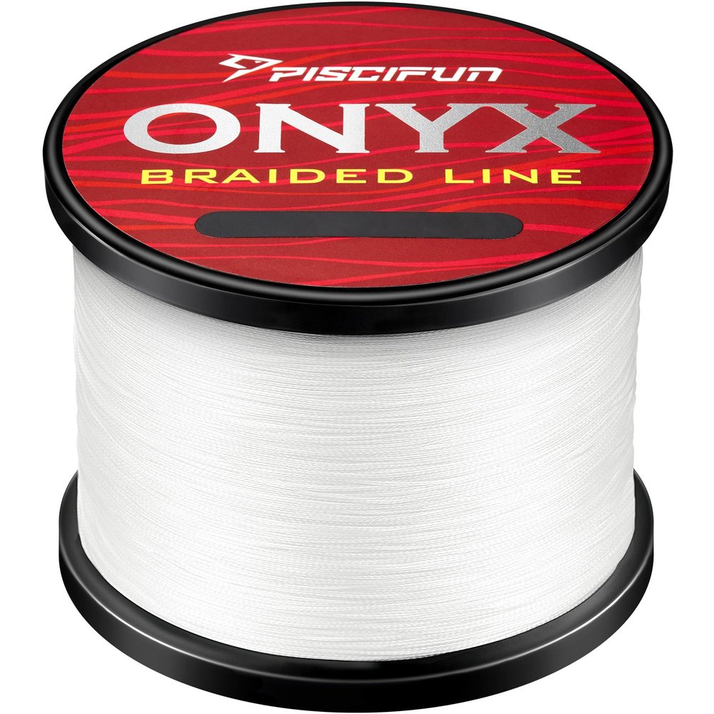Piscifun Onyx Braided Fishing Line Advanced Superline Braid Lines 300Yd 12lb White