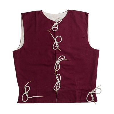 GDFB Waistcoat, Maroon, Xx-Large