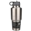 Bulldog Winch 80052-30oz 304 Stainless Tumbler Double Wall W/Screw On Flip Up Straw Lid view 1