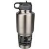 Bulldog Winch 80052-30oz 304 Stainless Tumbler Double Wall W/Screw On Flip Up Straw Lid view 2