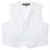Spring Notion Big Boys' Four Buttons Suit Vest Waistcoat 14 White view 1