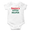 Crazy Bros Tee's Santa's Little Helper- Xmas Funny Cute Novelty Infant One-Piece Baby Bodysuit (12 Months, White) view 1