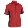 Chef Code Men's Cook Shirt, Red/Black, Medium (CC128) view 2