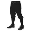 Alleson Adult Baseball Knicker Pant Black XL 605PKN 605PKN-BK-XL view 1