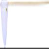 Promar LN-855 5 Ft Wood Handle White view 1