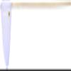 Promar LN-855 5 Ft Wood Handle White view 2
