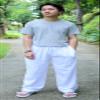 RaanPahMuang Brand Plain Thicker 100% Muang Cotton Unisex Casual Pants, Medium, White view 3