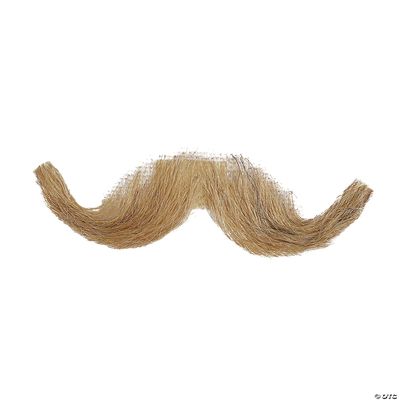 Morris Costumes LW467CBL M10 Human Hair Mustache44; No.22 Champagne Blonde