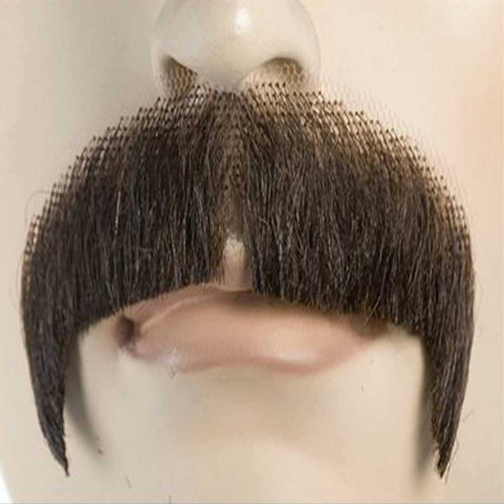 Morris Costumes LW466CBL M1 Human Hair Mustache44; No.22 Champagne Blonde