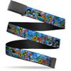 Adjustable Belt, Clamp Buckle, Cut-to-Fit, Tattoo Johnny Flower Fairy view 1