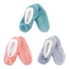Adult Women Warm Cozy Fuzzy Soft Touch Slippers Non-Slip Lined Socks, Indoor Travel Home Slipper, Assortment A, Extra Large, 3 Pairs view 1