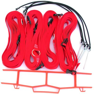 Home Court 1-inch Adjustable 8-Meter Grass Setup Boundary - M817AG (Red)
