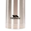 Trespass Thirst 100, Silver, Unbreakable 1L Stainless Steel Flask for Warm or Cold Drinks, Grey view 4