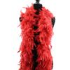 Turkey Chandelle Feather Boa - 60 Gram 2 Yards (Red) view 2