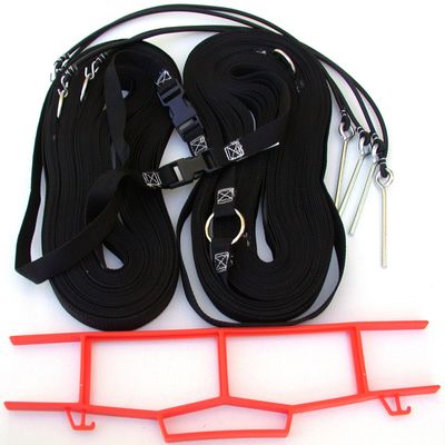 Home Court 1-inch Non-Adjustable 8-Meter Grass Setup Boundary - M817NAG (Black)