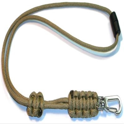 RedVex Paracord Cobra Neck Lanyard with Safety Break-Away and Adjuster - Metal Clip - Choose your color and size-Gold-18