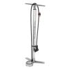 M-Wave Unisex's Air Flow Floor Pump, Silver, One Size view 1