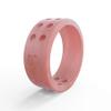 Women's Misty Rose Perforated Silicone Ring Size 06 view 1