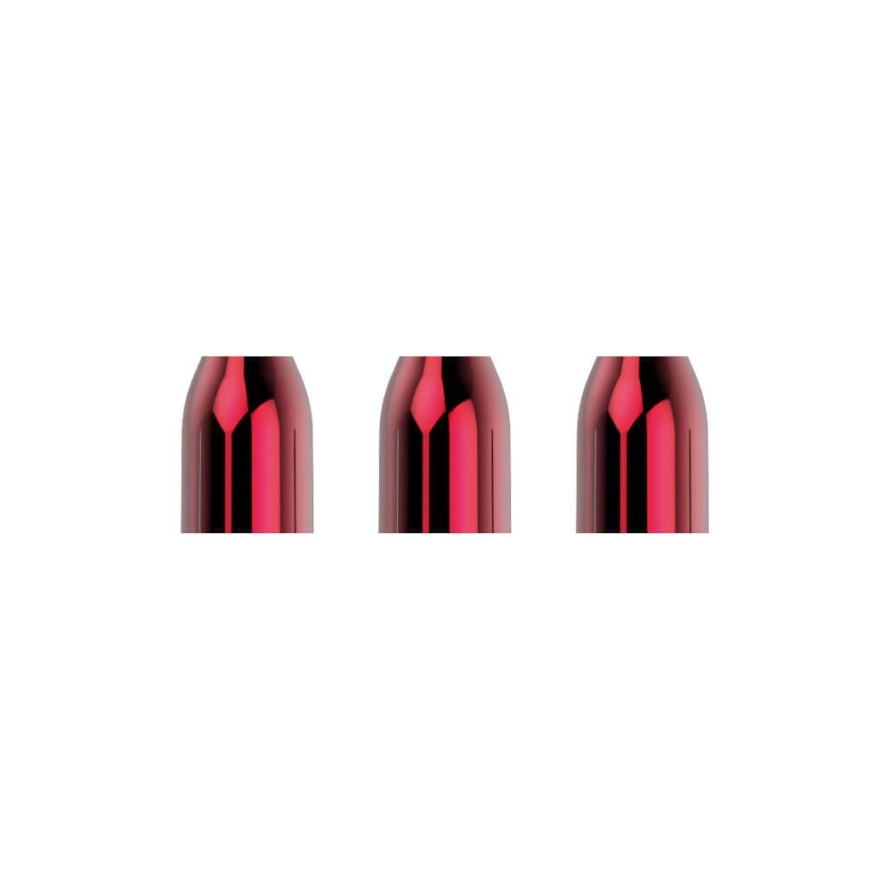 LSTYLE Dart Flight Accessory: Champagne Ring Premium Metal - Red