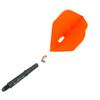 LSTYLE Dart Flight Accessory: Champagne Ring Premium Metal - Red view 4