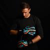 Renegade GK Talon Cyclone 2 Goalie Gloves with Pro-Tek Finger Spines | 4mm Hyper Grip & Duratek | Black, Orange, Blue Soccer Goalkeeper Gloves (Size 7, Youth, Roll Cut, Level 2) view 4