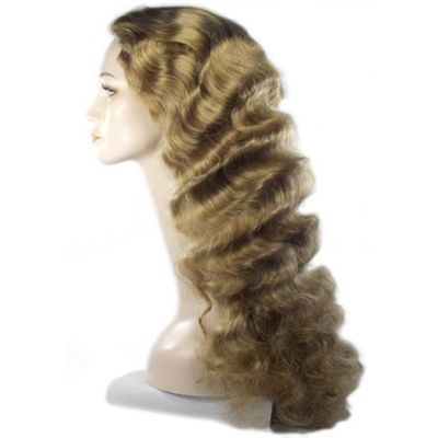 Morris Costumes Showgirl 340 Wig Gold Orange 144