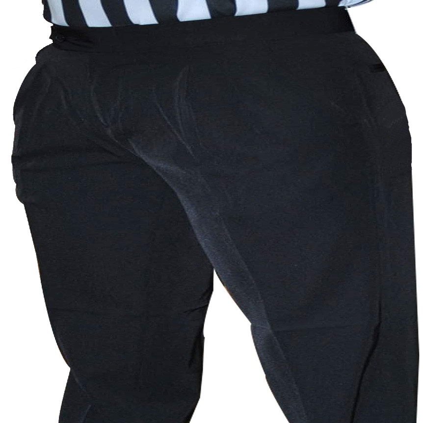Smitty Women's Basketball Premium 4-Way Stretch Pleated Front Officials Pants - Slash Pockets (12)