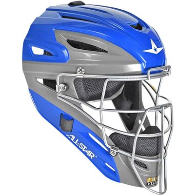 All-Star MVP2510-GTTRO/GPH S7 Catching Helmet/Youth/Graphite Two Tone RO/GPH