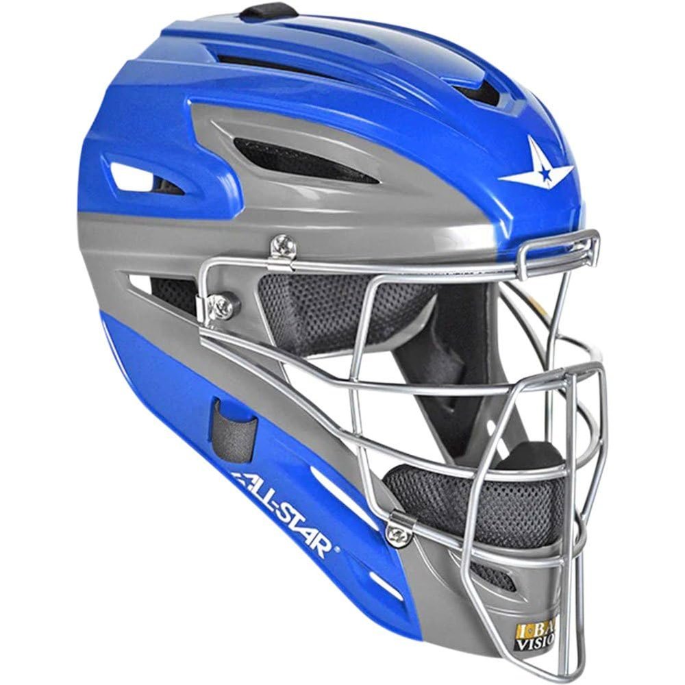 All-Star MVP2510-GTTRO/GPH S7 Catching Helmet/Youth/Graphite Two Tone RO/GPH