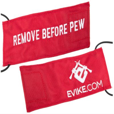 Evike Airsoft - Tactical Airsoft Cover w/Bungee Cord (Model: Large/RBP/Red)