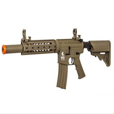 Lancer Tactical LT-15CT-G2 Gen 2 M4 Carbine AEG Airsoft Gun (Tan)