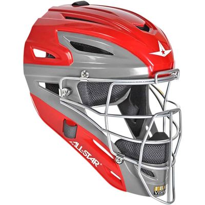 All-Star MVP2510-GTTSC/GPH S7 Catching Helmet/Youth/Graphite Two Tone SC/GPH