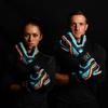 Renegade GK Talon Cyclone 2 Goalie Gloves with Pro-Tek Fingersaves | 4mm Hyper Grip & Duratek | Black, Orange, Blue Goal Keeper Gloves (Size 10, Adult, Mens, Roll Cut, Level 2) view 3