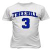 KINGS SPORTS Ravens Basketball Movie #3 Lucas Scott One Tree Hill Jersey Style Youth Boys Girls T Shirt (White,YL) view 2