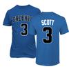 KINGS SPORTS Ravens Basketball Movie #3 Lucas Scott One Tree Hill Jersey Style Men's T Shirt (Royal,2XL) view 1
