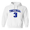 KINGS SPORTS Ravens Basketball Movie #3 Lucas Scott One Tree Hill Jersey Style Men's Hoodie Sweatshirt (White,3XL) view 2