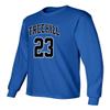 KINGS SPORTS Ravens Basketball Movie #23 Nathan Scott One Tree Hill Jersey Style Men's Long Sleeve T Shirt (Royal,4XL) view 4