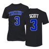 KINGS SPORTS Ravens Basketball Movie #3 Lucas Scott One Tree Hill Jersey Style Youth Boys Girls T Shirt (Black,YS) view 1