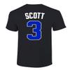 KINGS SPORTS Ravens Basketball Movie #3 Lucas Scott One Tree Hill Jersey Style Youth Boys Girls T Shirt (Black,YS) view 3