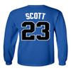 KINGS SPORTS Ravens Basketball Movie #23 Nathan Scott One Tree Hill Jersey Style Men's Long Sleeve T Shirt (Royal,M) view 3