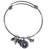 NFL Siskiyou Sports Womens Tennessee Titans Dangle Earrings and Charm Bangle Bracelet Set One Size Team Color view 3