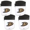 NHL Siskiyou Sports Fan Shop Anaheim Ducks Chip Clip Magnet with Bottle Opener 4 pack Team Color view 1