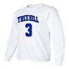 KINGS SPORTS Ravens Basketball Movie #3 Lucas Scott One Tree Hill Jersey Style Youth Boys Girls Long Sleeve T Shirt (White,YXL) view 4