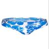 Letuwj Mens Low Rise Swim Shorts Triangle Colorful Scenery Blue+White Medium view 1