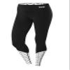 TCA Women's Impulse Printed Running Tight - Black/White S view 1