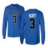 KINGS SPORTS Ravens Basketball Movie #3 Lucas Scott One Tree Hill Jersey Style Youth Boys Girls Long Sleeve T Shirt (Royal,YM) view 1